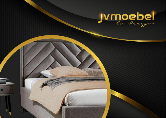 Bed 2x Nightstand 3 pcs. Bedroom Sets Design Luxury Beds Complete Set