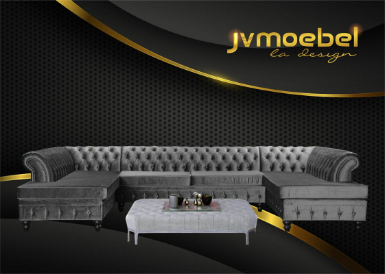 Moderne design luxe salontafel textiel Chesterfield woonkamer tafel salontafels