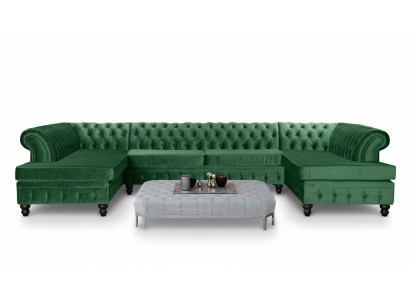 Moderne design luxe salontafel textiel Chesterfield woonkamer tafel salontafels
