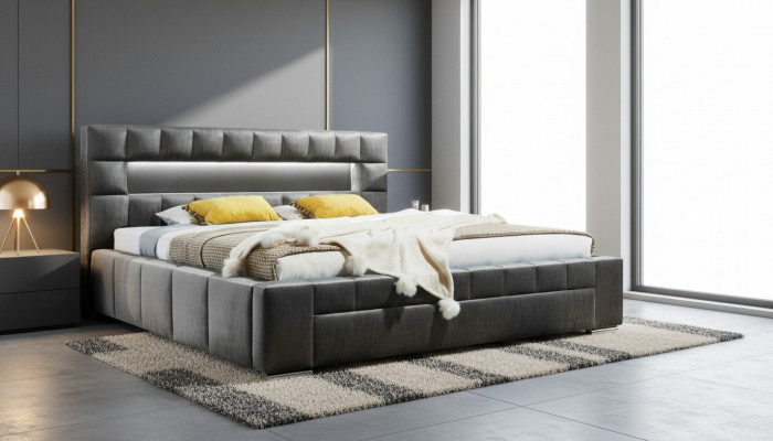 Bed inclusief LED-verlichting Slaapkamer Design Meubels Modern Bedden Luxe Tweepersoons