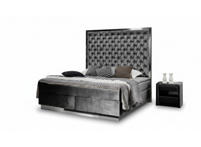 Boxspringbed Bed 2x Nightstand 3-piece Bedroom Set Furniture Luxury Beds New