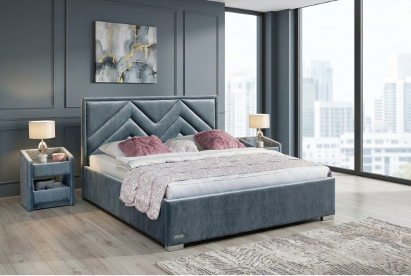 Bedtextiel Slaapkamer Design Meubels Modern Luxe Bedden Bedframe Stof Nieuw
