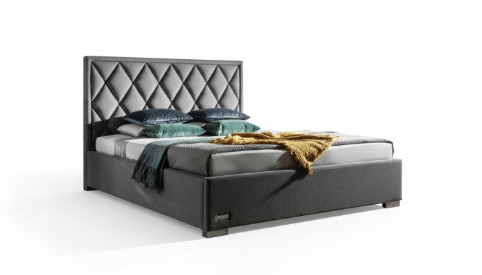 Ontwerper bed textiel slaapkamer ontwerp meubels luxe bedden gestoffeerd frame nieuw