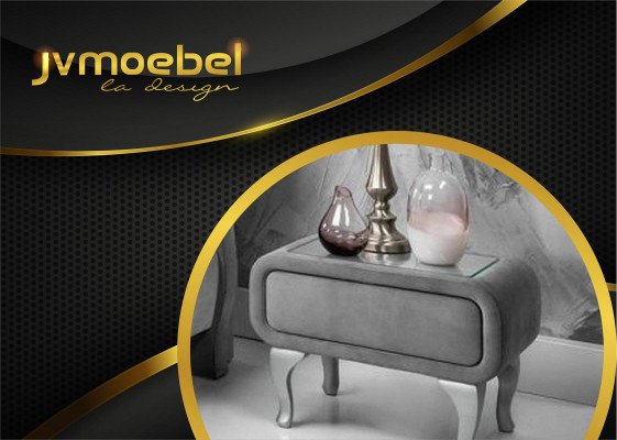 Bed textiel 2x nachtkastje 3-delige slaapkamer set meubels modern luxe bedden nieuw