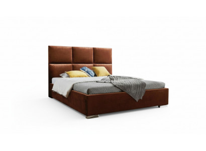 Moderne slaapkamer bedden textiel bed stof Chesterfield 180x200 tweepersoonsbed
