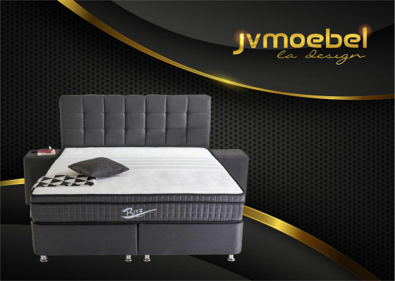 Boxspringbed Dubbele bedden Slaapkamer luxe Designer tweepersoonsbedden 160x200 Nieuw