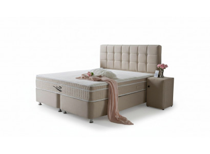Luxe boxspringbed 3-delige set nachtkastje bedden meubels luxe slaapkamer