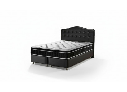 Bed Leer Slaapkamer Meubels Luxe Moderne Bedden Chesterfield Boxspring Nieuw