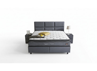 Bed Textiel 2x Nachtkastje 3-delig. Slaapkamer Set Meubilair Modern Luxe Bedden Nieuw