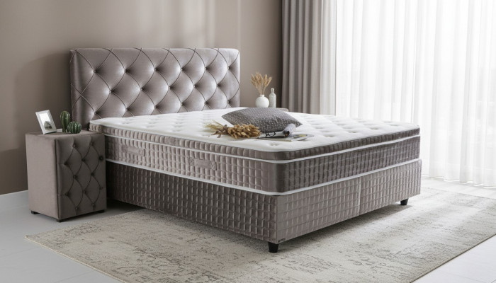 Meubels Luxe Modern Bedden Beklede Chesterfield Bedden Slaapkamer