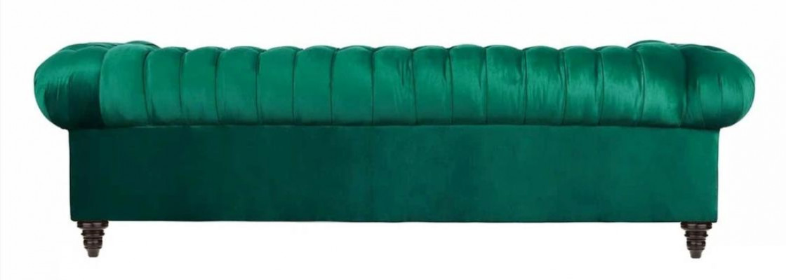 Chesterfield bank Groen Textiel Stof Banken Creatieve Meubels 3-zitter Nieuw Sofa's
