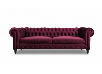 Bankstellen Stoffen bank Creatieve meubels 3-zits Nieuw Chesterfield bank Bordeaux