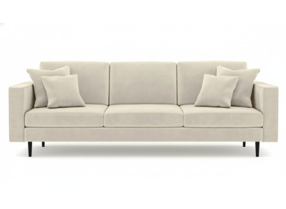 Beige vierzitsbank stof woonkamer design banken gestoffeerde banken nieuw stof