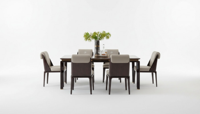 Eettafel Bruin Designer Tafels Modern Design Meubels Luxe Eetkamer