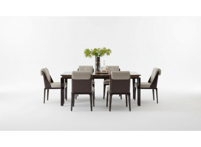 Eettafel Bruin Designer Tafels Modern Design Meubels Luxe Eetkamer