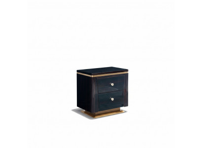 Nachtkastjes, slaapkamer bijzettafels, modern design meubels, luxe.