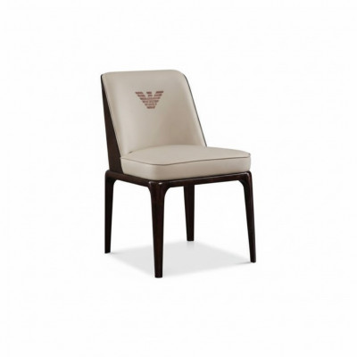 Voortreffelijke Beige Eetkamer Leren Stoel Met Moderne Italiaanse Stijl