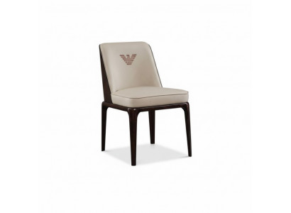 Voortreffelijke Beige Eetkamer Leren Stoel Met Moderne Italiaanse Stijl