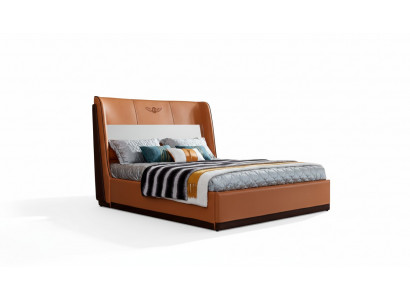 Bed Oranje Slaapkamer Nieuw Creatief Modern Ontwerp Meubels Hout Luxe Bedden
