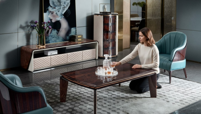 Salontafel Onderkast Dressoir Luxe Bankstellen Houten Designmeubelen Woonkamer Bankstellen