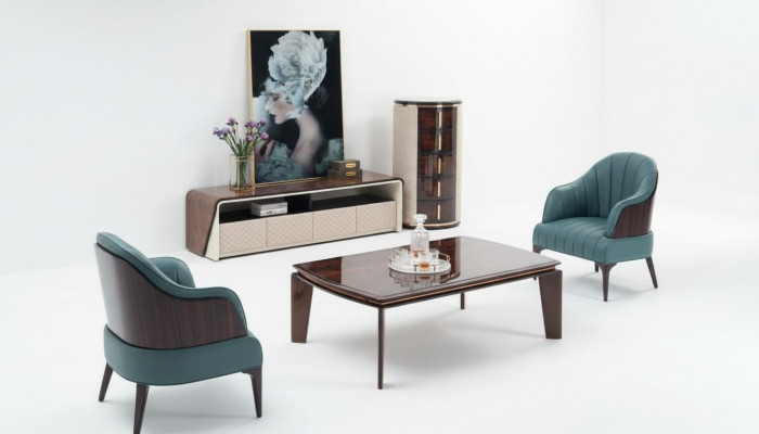 Salontafel Onderkast Dressoir Luxe Bankstellen Houten Designmeubelen Woonkamer Bankstellen