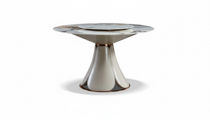 Eettafel Lederen Steen Tafels Hout Luxe Moderne Design Meubels Tafel