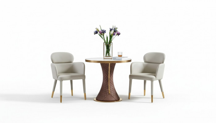 Fauteuil Leer Wit Modern Meubels Armstoel Ontwerp Meubels Luxe Roestvrij Staal
