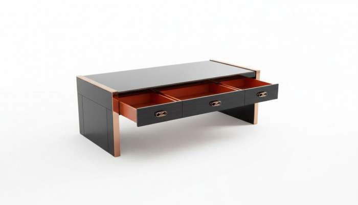 Kantoortafel Hout Bruin Tafel Kantoor Moderne Ontwerpmeubels Luxe