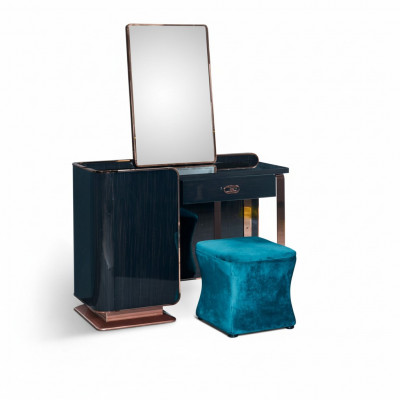 Kaptafel Kruk Hout Textiel Slaapkamer Creatief Modern Ontwerp Meubels Luxe