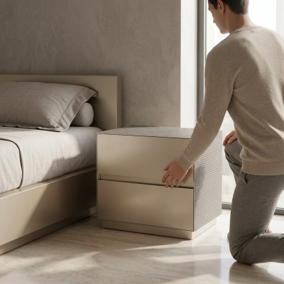 Nachtkastje Modern Design Meubels Hout Luxe Consoletafels Bijzettafels Slaapkamer
