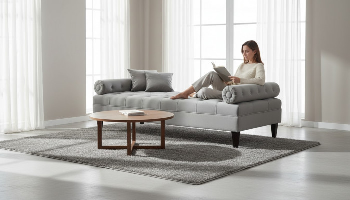 Chaiselongue Modern Design Sofa Ligbed Meubels Woonkamer Stof