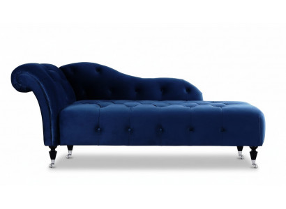 Elegante ligstoel Chesterfield ligstoelen met knopen fluweelse ligstoel chaise longue