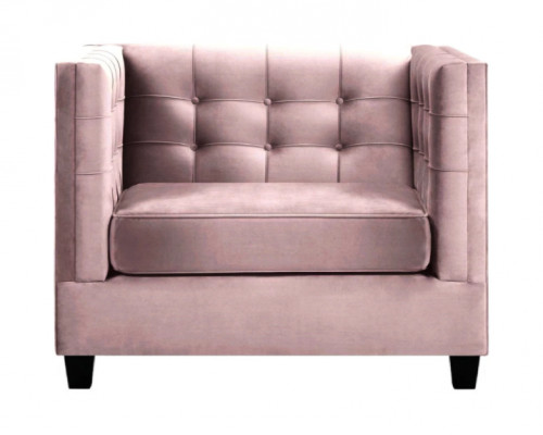 Fauteuil Chesterfield Textiel Stof Creatief Meubilair Nieuw Modern Woonkamer Paars