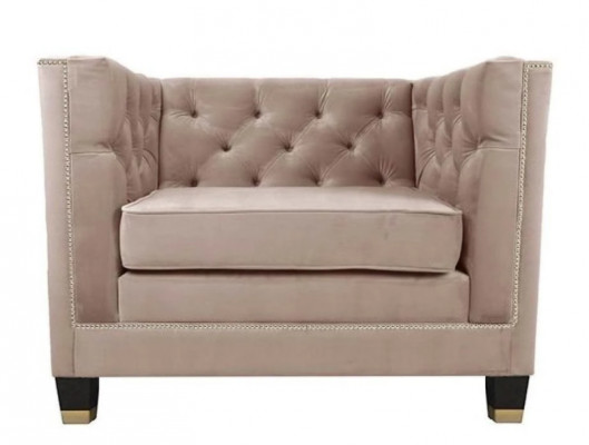 Fauteuil Chesterfield textiel paars creatief meubilair nieuw modern woonkamer