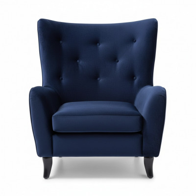 Fauteuil Textiel Chesterfield fluweel meubels woonkamer moderne banken blauw.