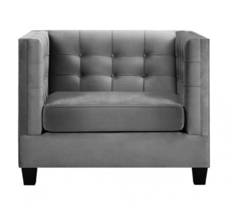 Fauteuil Chesterfield Stof Grijs Nieuw Moderne Creatieve Woonkamer