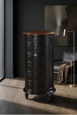 Ontwerp dressoir kast luxe hout ronde dressoirs kasten plank