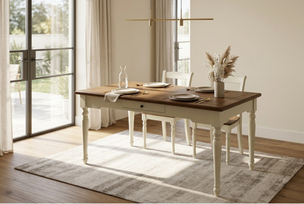Tafel Eettafel Houten tafel xxl Vergadertafel Eetkamertafels Hout Landhuisstijl