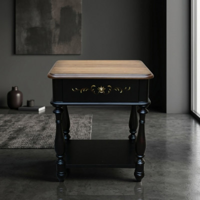 Ontwerper nachtkastje console luxe nachtkastjes bijzettafel lederen consoles hout nieuw