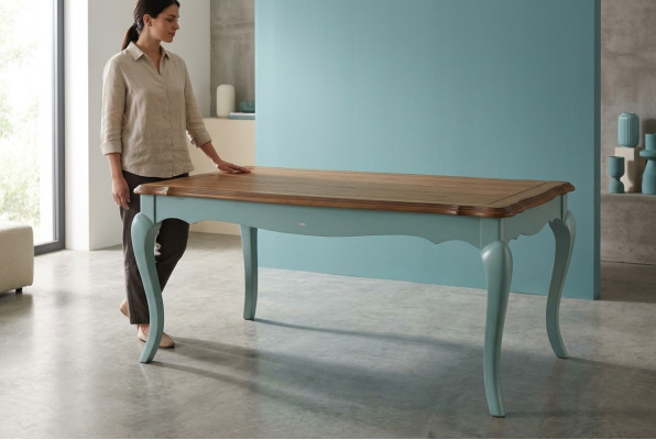 Koninklijke eettafel Klassieke tafel Tafels Houten tafel Amerikaanse eetkamer