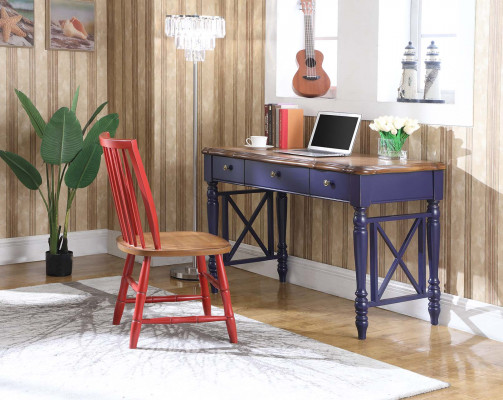 Kantoor bureau Stoel Tafel Houten tafel Stoel Tafels 2-delig Inrichting Echt hout
