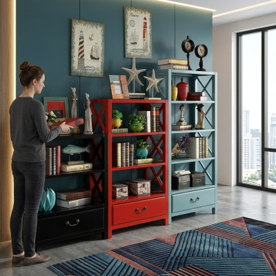 Ontwerp scheidingswand kast woonkamer kasten houten planken boekenkast planken.