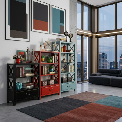 Ontwerp scheidingswand kast woonkamer kasten houten planken boekenkast planken.