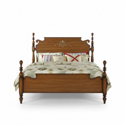 Ontwerp Slaapkamer 3-delige Set Bed 2x Nachtkastje Amerikaanse Luxe Beddenset Meubels