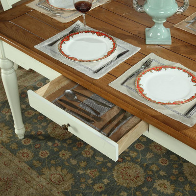 Eettafel 6x stoelen eetkamer set groep meubilair tafel zitgroep 7-delig hout nieuw