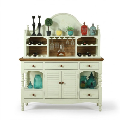 Opstellen meubels dressoir console bijzettafel houten plank kast woonkamer hout luxe