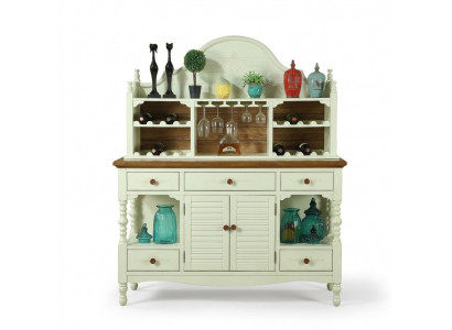 Opstellen meubels dressoir console bijzettafel houten plank kast woonkamer hout luxe