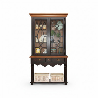 Kast Bar Drankkast Vitrine Woonkamer Designrek Meubels Glazen kast Nieuw