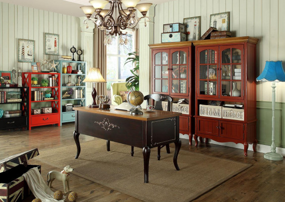 Luxe kast hout meubelen kasten vitrinekast plank archiefkast glazen kast antiek