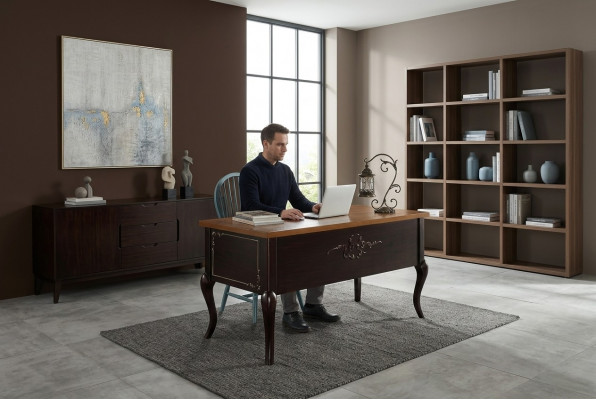 Ontwerp Bureau Kantoor Tafels Chef Bureau Exclusive Kantoorinrichting